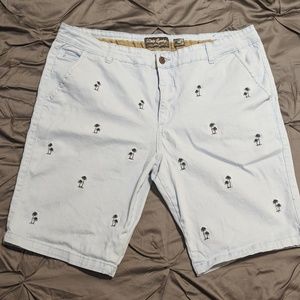 Dirty laundry palm tree shorts 40 waist